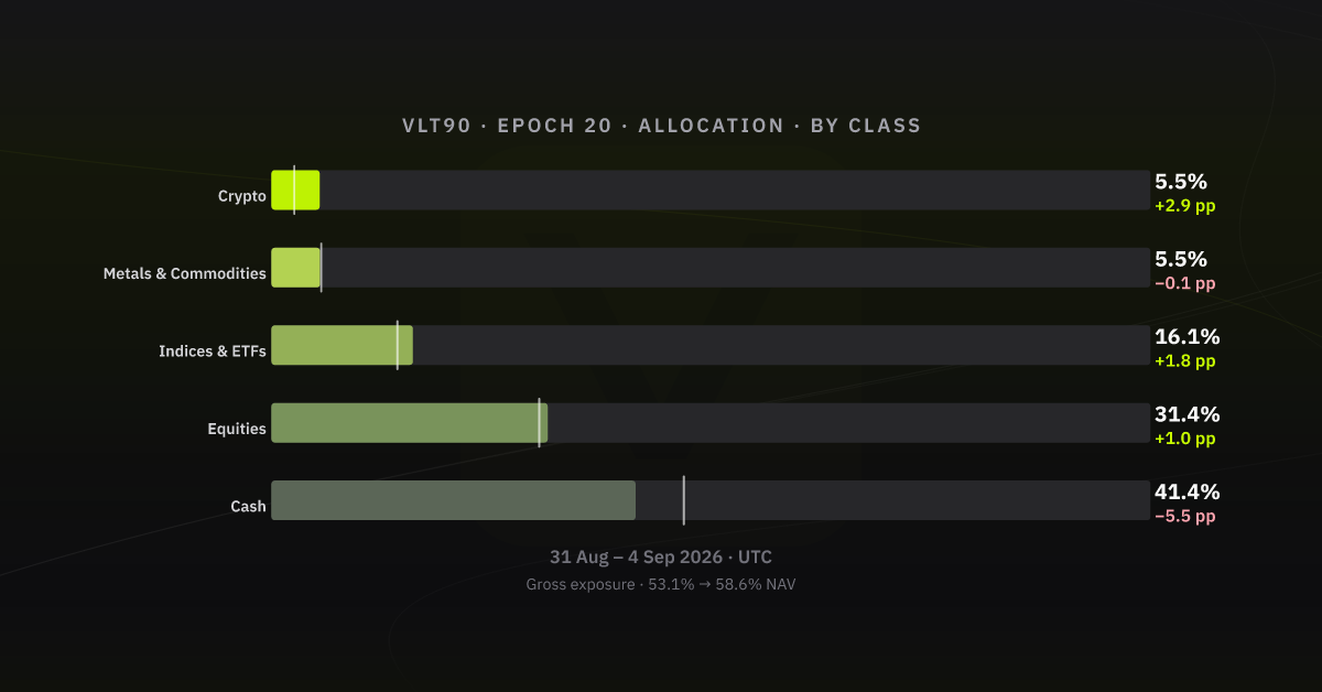 Allocation by asset class, epoch 21